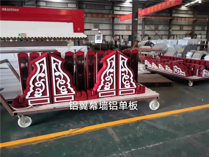 鋁代木、鋁合金仿古構件定制